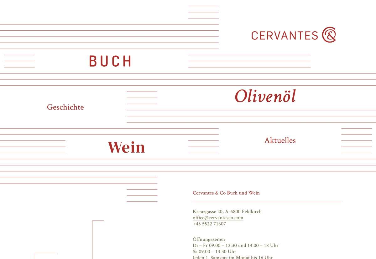 Screenshot www.cervantesco.com / Website Cervantes Buch & Wein