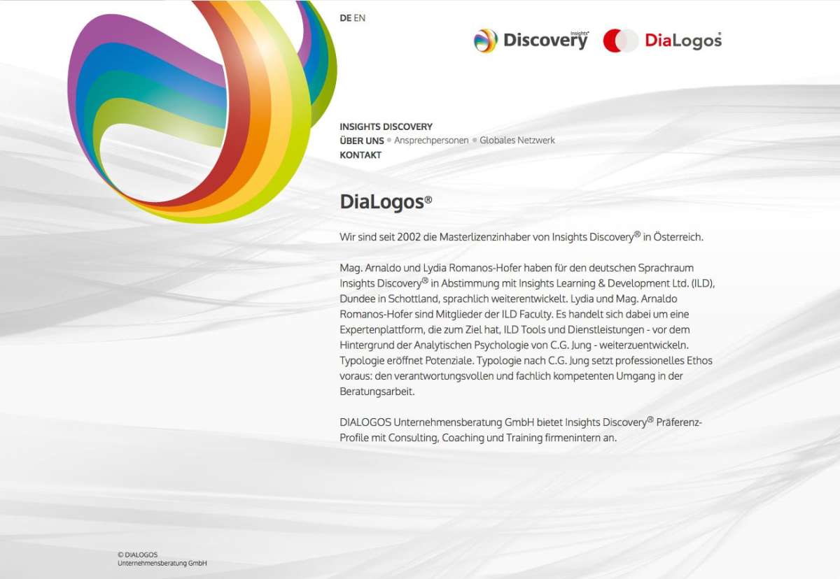 Screenshot www.insightsaustria.com / Website Insights Austria