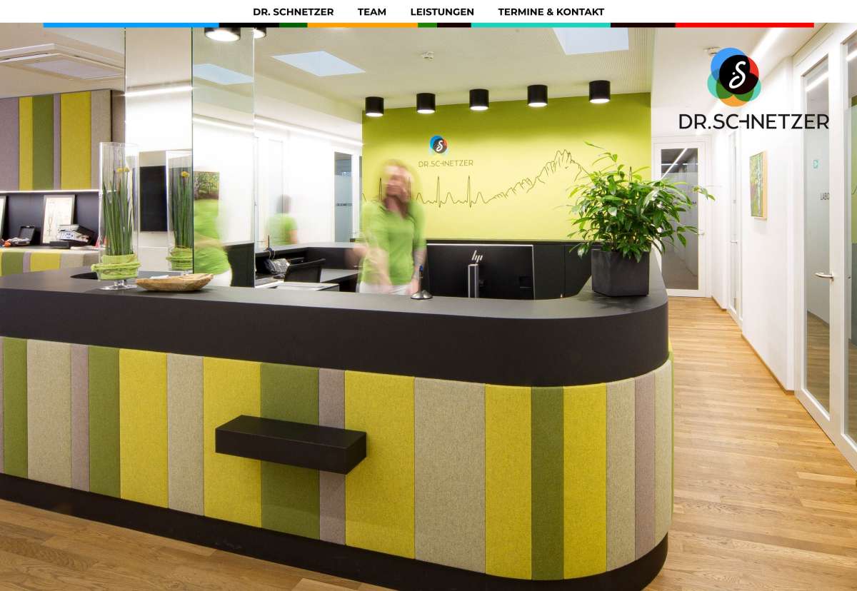 Screenshot www.drschnetzer.at / Website Dr. Schnetzer Andreas