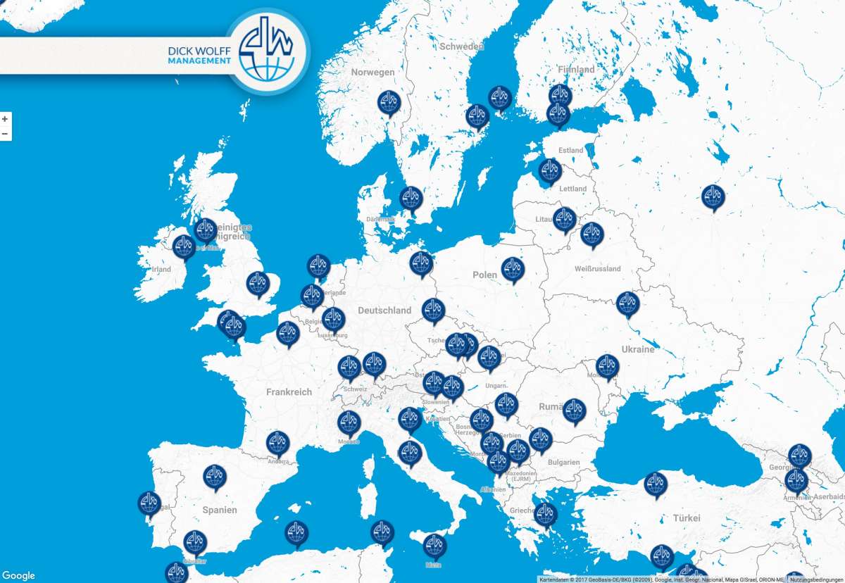 Screenshot www.dwm.li / Website DWM International