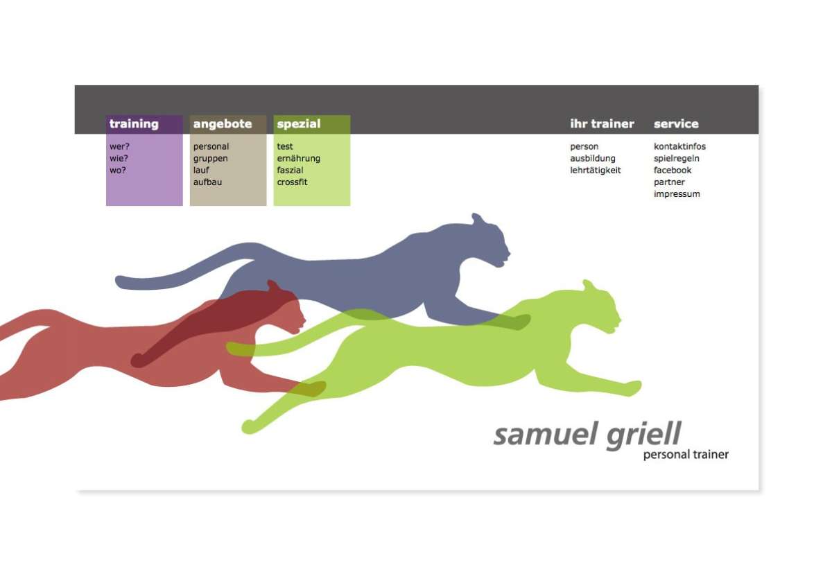 Screenshot www.trainingdaswirkt.at / Website Griell Samuel Personal Trainer
