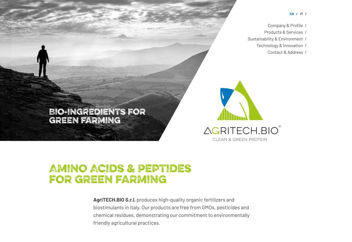 Screenshot www.agritech.bio / Website AgriTECH.BIO