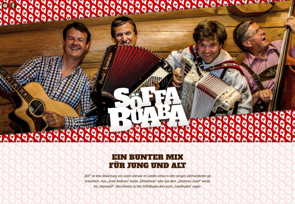 Screenshot www.soeffabuaba.at / Website SöffaBuaba